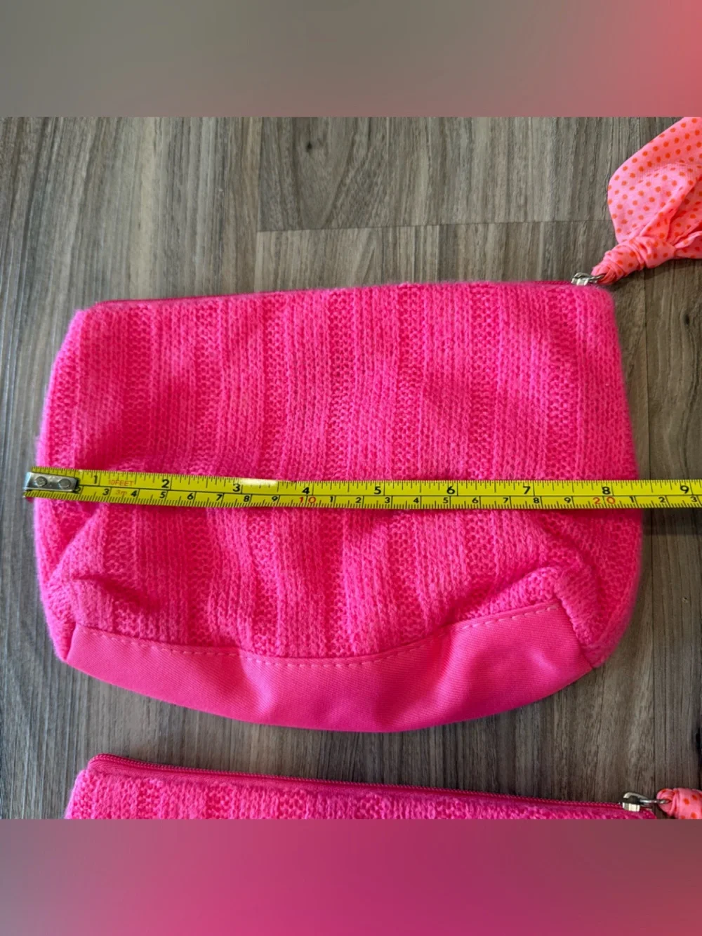 Lancôme Pink Cosmetic 2PK Pouches Set